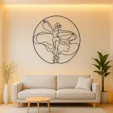 Ballet Fifth Position Metal Wall Art | Dance Silhouette Wall Decor