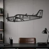 Silhouette en métal d'avion C33, Décoration murale en métal, Décor aéronautique, Cadeau pour aviateur
