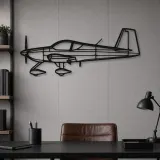 Silhouette en métal d'avion RV-14a, décoration murale en métal, décoration aéronautique, décoration d'aviation