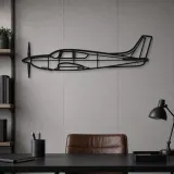Silhouette en métal d'avion Eagle, décoration murale en métal, décoration aéronautique, cadeau pour aviateurs