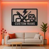 Personalized Electrician Tools Metal Wall Art