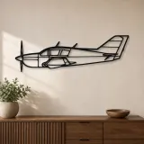Silhouette en métal du Viking 17-31A, Décoration murale en métal, Décor aéronautique, Décorateur aviateur