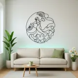 Sevillana Fan Dance Metal Wall Art | Dance Silhouette Wall Decor