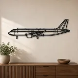 Insegna in metallo silhouette A320 CFM56