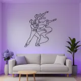 Swing Dance Lift Metal Wall Art | Couple Dance Wall Decor