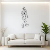 Long Glove Model Metal Wall Art | Fashion Figure Wall Decor