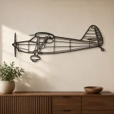 Silhouette d'avion en métal 108-2, Décoration murale en métal, Décor aéronautique, Décorateur aviateur