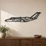 Silhouette d'avion en métal 525B CJ3, décoration murale en métal, décoration aéronautique, cadeau pour pilote