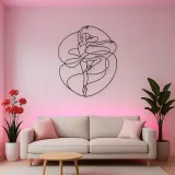 Ballet Pirouette Metal Wall Art | Dance Silhouette Wall Decor