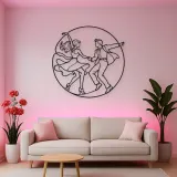 Rock and Roll Dance Metal Wall Art | Couple Dance Wall Decor