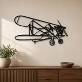 Silhouette d'avion en métal Model 75, décoration murale aéronautique