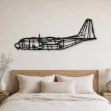 Insegna in metallo silhouette AC-130J Ghostrider