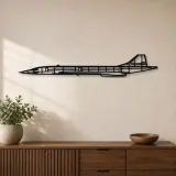 Insegna in metallo silhouette dell'aereo Concorde, Silhouette di aerei in metallo, Decorazione murale aviazione, Decorazione per aviatori