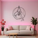 Aerial Silk Dancer Metal Wall Art | Aerial Dance Wall Decor