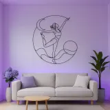 Dancer Pose Grace Metal Wall Art | Yoga and Meditation Wall Decor