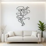 Street Dance Pose Metal Wall Art | Dance Silhouette Wall Decor