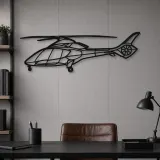 Silhouette d'avion HX50 en métal, Décoration murale aéronautique