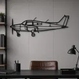 Silhouette d'avion en métal A23-24 Musketeer, Décoration murale aéronautique