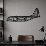 Insegna in metallo silhouette AC-130J Ghostrider