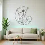 Dancer Pose Grace Metal Wall Art | Yoga and Meditation Wall Decor