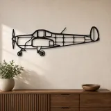 Silhouette en métal d'avion Ercoupe 415-C, décoration murale en métal, décoration aéronautique, décoration d'aviation