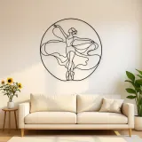Ballet Fifth Position Metal Wall Art | Dance Silhouette Wall Decor