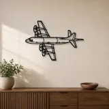 Silhouette d'avion en métal P-3C Orion Angle, décoration murale aéronautique