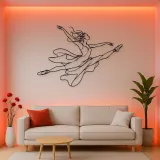 Ballet Grand Jete Metal Wall Art | Dance Silhouette Wall Decor