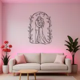 Romantic Arch Couple Metal Wall Art | Romantic Couple Decor