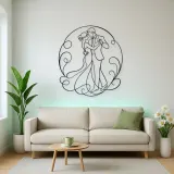 Wedding First Dance Metal Wall Art | Romantic Couple Decor