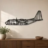 Insegna in metallo silhouette AC-130J Ghostrider