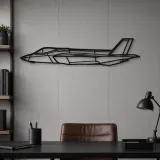 Insegna in metallo silhouette aereo F35A Lightning II, Silhouette di aerei in metallo, Decorazione murale di aviazione, Decorazione per aviatori