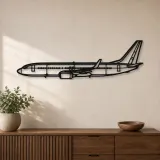 Silhouette d'avion en métal 737-800, décoration murale en métal, décoration aéronautique, cadeau pour pilote