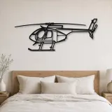 Silhouette d'avion en métal 530F, décoration murale en métal, décoration aéronautique, cadeau pour pilote
