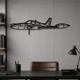 Silhouette en métal d'avion 310R Angle, décoration murale en métal, décoration aéronautique, cadeau pour pilote