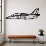 Silhouette en métal d'avion S-211, décoration murale en métal, décoration aéronautique, décoration d'aviation