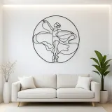 Ballet Fifth Position Metal Wall Art | Dance Silhouette Wall Decor