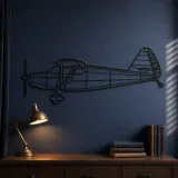 Silhouette d'avion en métal 108-2, Décoration murale en métal, Décor aéronautique, Décorateur aviateur