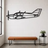Silhouette en métal du Viking 17-31A, Décoration murale en métal, Décor aéronautique, Décorateur aviateur