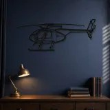 Silhouette d'avion en métal 530F, décoration murale en métal, décoration aéronautique, cadeau pour pilote