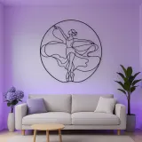 Ballet Fifth Position Metal Wall Art | Dance Silhouette Wall Decor