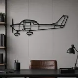Silhouette d'avion en métal 150, Décoration murale en métal, Décor aéronautique, Décorateur aviateur