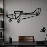 Silhouette en métal d'avion Jumper DIY, Décoration murale en métal, Décor aéronautique, Décor d'aviation