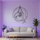 Aerial Silk Dancer Metal Wall Art | Aerial Dance Wall Decor