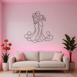 Slow Dance Pair Metal Wall Art | Romantic Couple Decor