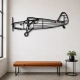 Silhouette en métal d'avion 24R Argus III UC61K, décoration murale en métal, décoration aéronautique, cadeau pour pilote