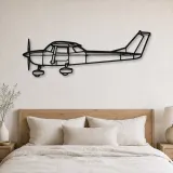 Silhouette d'avion en métal 150, Décoration murale en métal, Décor aéronautique, Décorateur aviateur