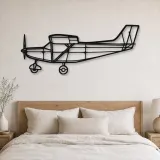 Silhouette en métal d'avion Jumper DIY, Décoration murale en métal, Décor aéronautique, Décor d'aviation