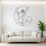 Dancer Pose Grace Metal Wall Art | Yoga and Meditation Wall Decor