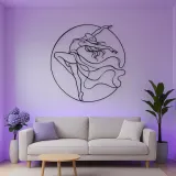 Contemporary Back Arch Metal Wall Art | Dance Silhouette Wall Decor